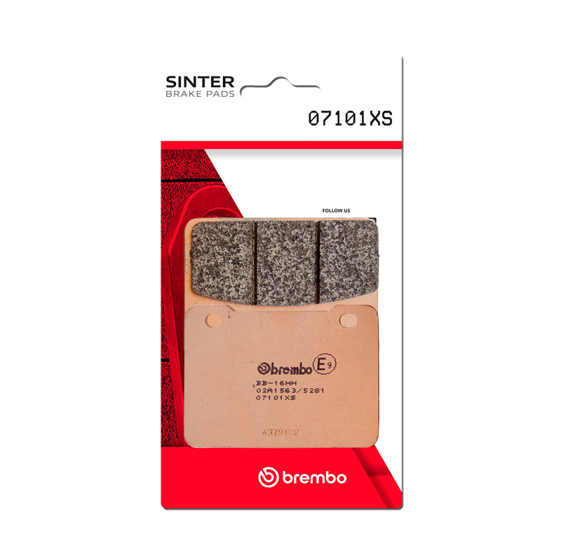 Brembo 07101XS - OE 14-15 Aeon Elite 400cc Sinter Brake Pad - Front Brembo 07101XS - OE 14-15 Aeon Elite 400cc Sinter Brake Pad - Front