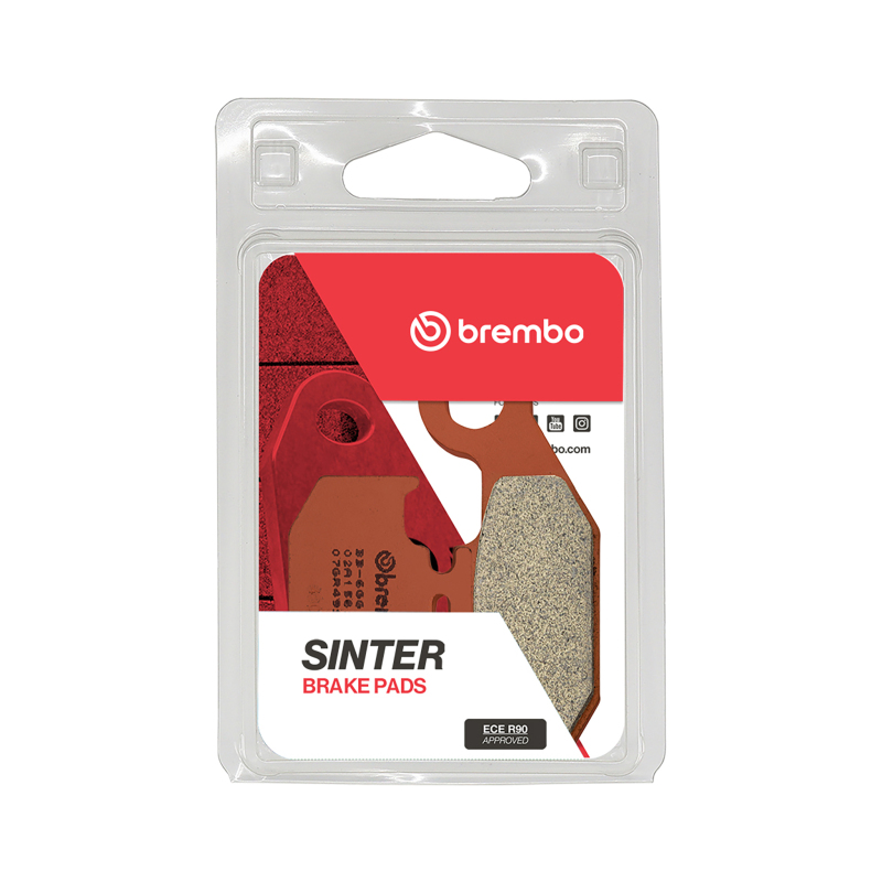 Brembo 07GR49SD - OE 06-06 Bombardier DS Left 250cc Sinter Brake Pad - Front Brembo 07GR49SD - OE 06-06 Bombardier DS Left 250cc Sinter Brake Pad - Front