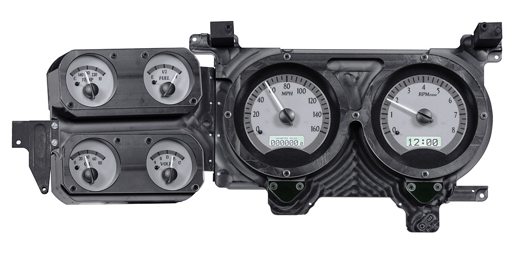 Dakota Digital VHX-73C-PU-S-W - 1973-87 Chevy Pickup VHX Instrument System