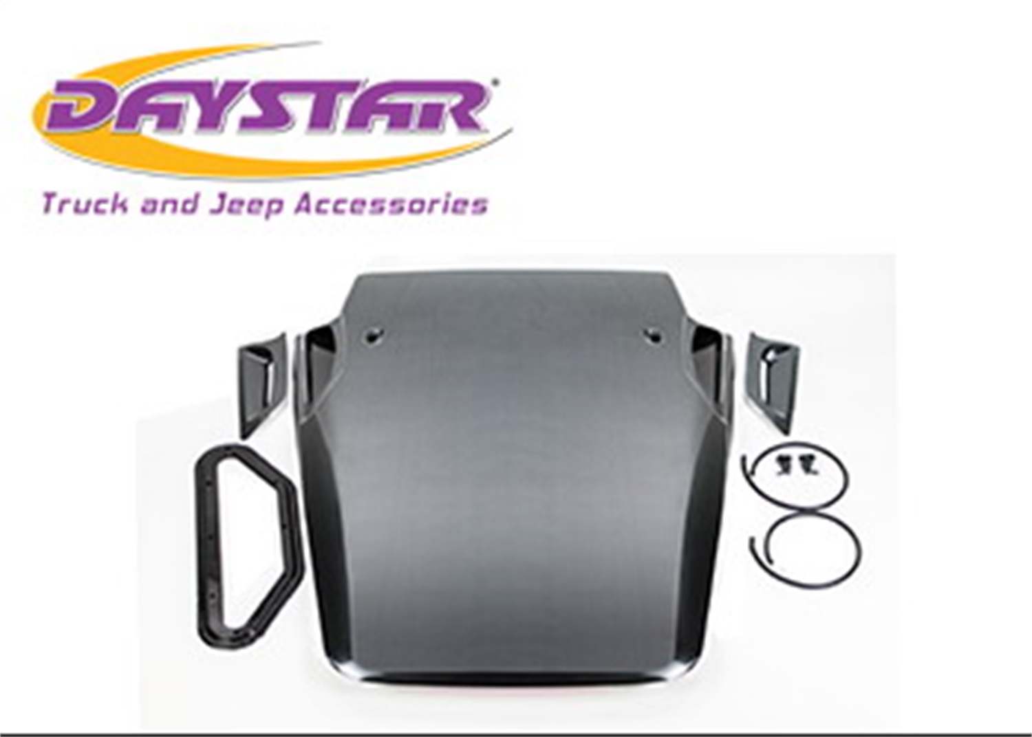 Daystar KJ71050CF - Hood Cowl; Carbon Fiber;