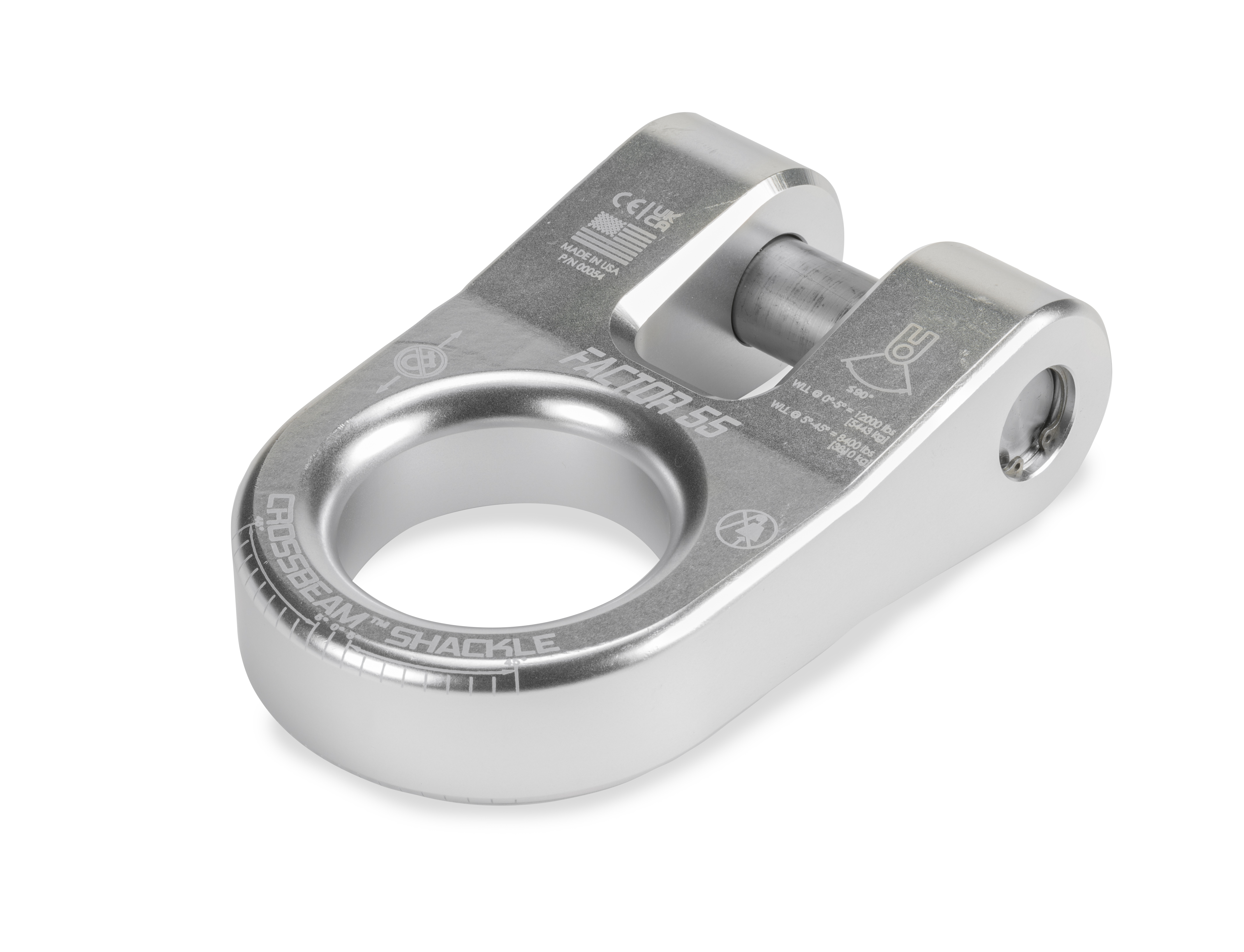 Factor 55 00054-05 - CROSSBEAM SHACKLE SILVER Factor 55 00054-05 - CROSSBEAM SHACKLE SILVER