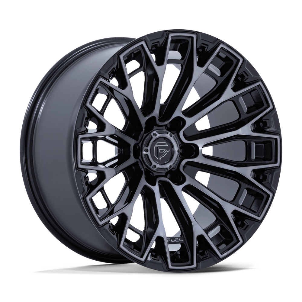 Fuel Wheels FC882BT20908701 - Fc882 Trax 20X9 Gloss Black Machined Face Dark Tinted Clear Fuel Wheels FC882BT20908701 - Fc882 Trax 20X9 Gloss Black Machined Face Dark Tinted Clear