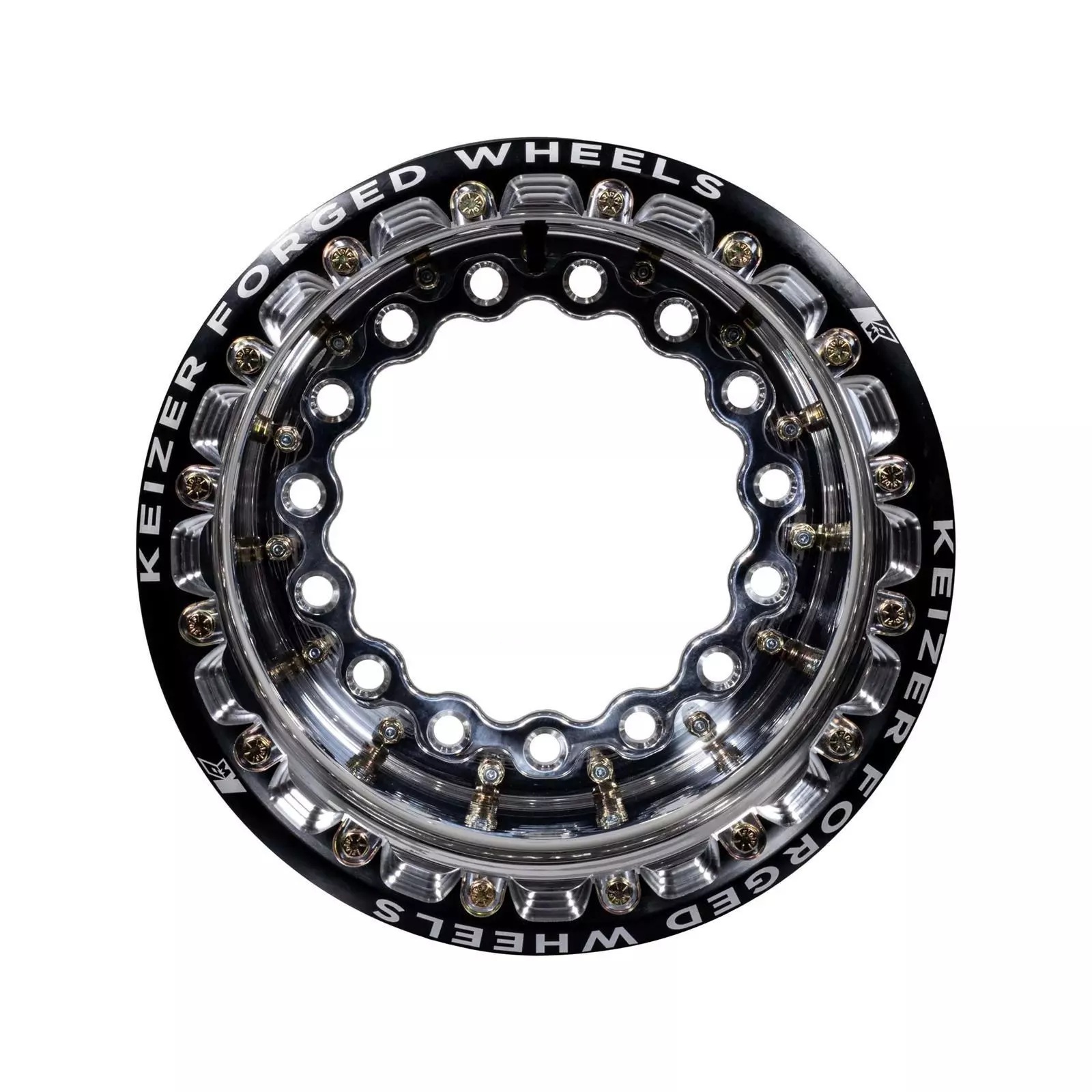 Keizer Aluminum Wheels W15145FBL - Wheel Wide 5 15x14 5in BS Forged Beadlock