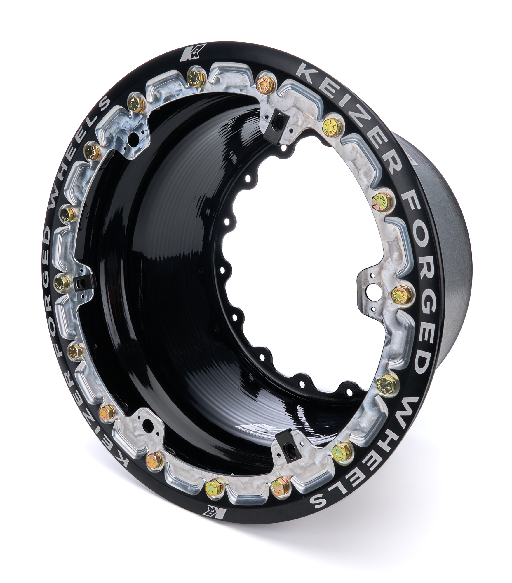 Keizer Aluminum Wheels W159FBLB - Outer Wheel Half 15x9 Wide 5 Forge Beadlock BK Keizer Aluminum Wheels W159FBLB - Outer Wheel Half 15x9 Wide 5 Forge Beadlock BK
