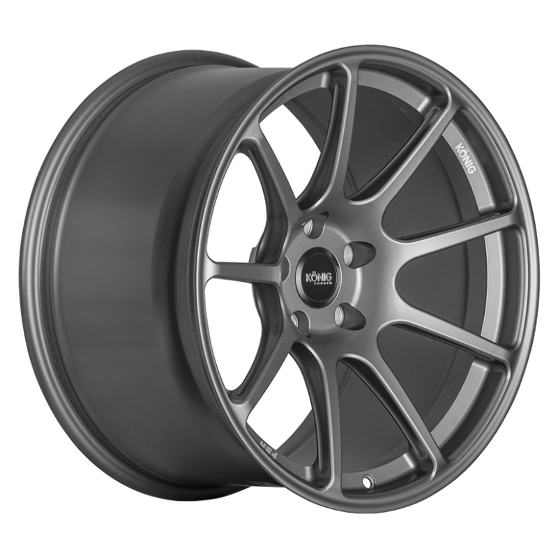 Konig F5RN951232S - Forged F5R 19x9.5 5x112 ET32 Ash Silver Wheel (Knurled Bead)