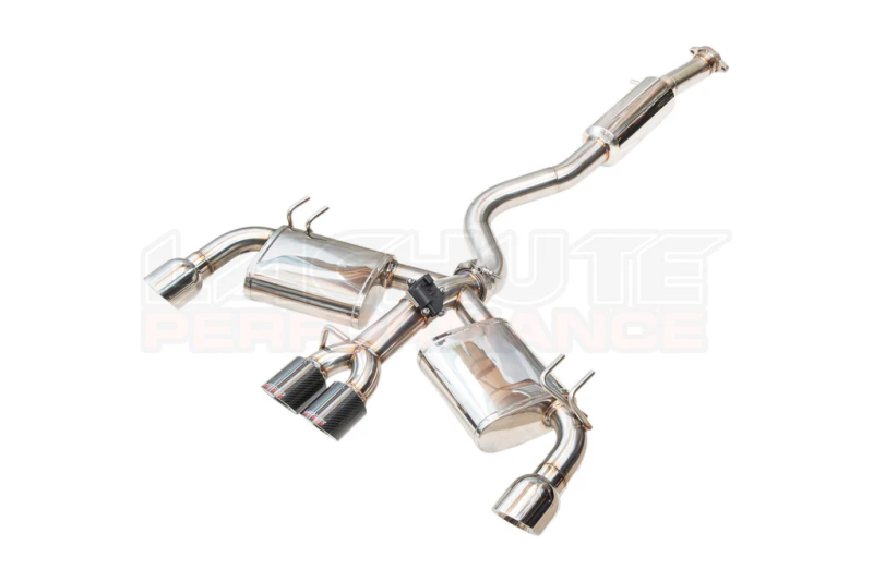 LP Aventure FLP2023+CB-CGR-C - LP Adventure 2023+ GR Corolla Catback Exhaust - Carbon Tips
