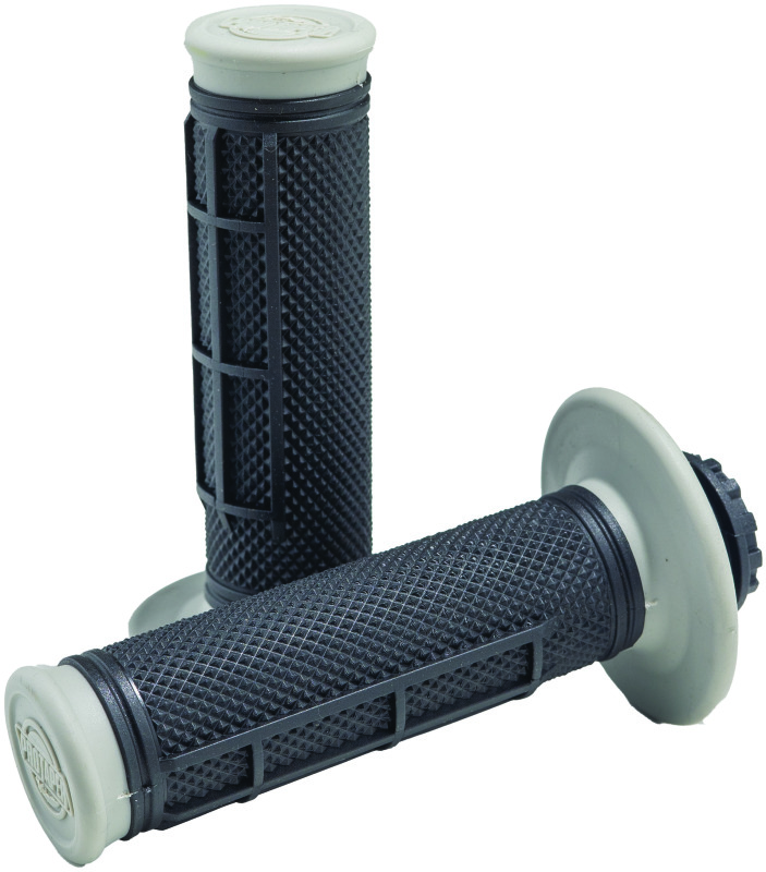 ProTaper 023353 - Pro Series Clamp On 1/2 Waffle Gray/Black ProTaper 023353 - Pro Series Clamp On 1/2 Waffle Gray/Black