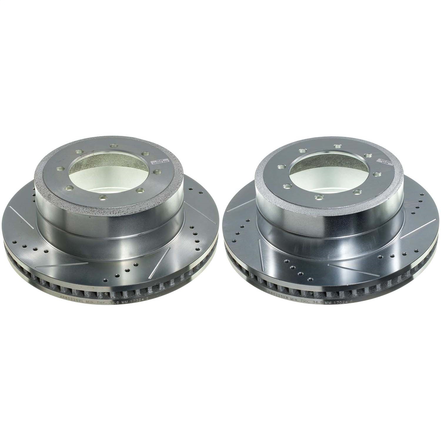 PowerStop AR85225XPR - Evolution Performance Drilled; Slotted / Plated Brake Rotor Pair PowerStop AR85225XPR - Evolution Performance Drilled; Slotted / Plated Brake Rotor Pair