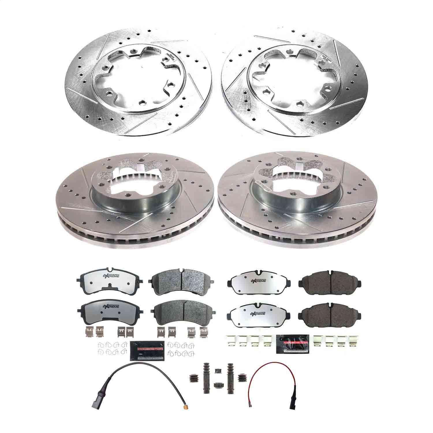 PowerStop K8983-36 - Power Stop 20-23 Ford Transit-350 HD Front and Rear Z36 Truck & Tow Brake Kit PowerStop K8983-36 - Power Stop 20-23 Ford Transit-350 HD Front and Rear Z36 Truck & Tow Brake Kit
