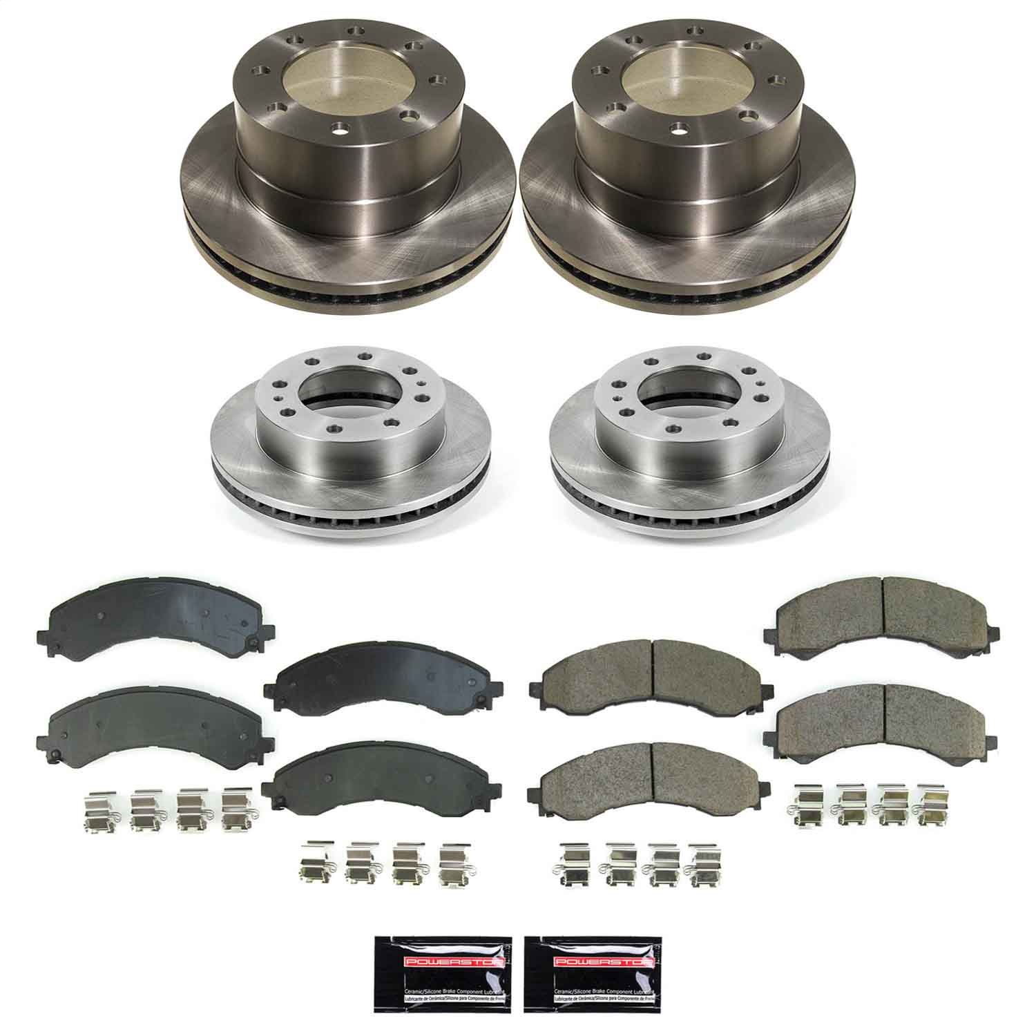 PowerStop KOE9190 - OE Stock Replacement Low-Dust Ceramic Brake Pad and Rotor Kit PowerStop KOE9190 - OE Stock Replacement Low-Dust Ceramic Brake Pad and Rotor Kit