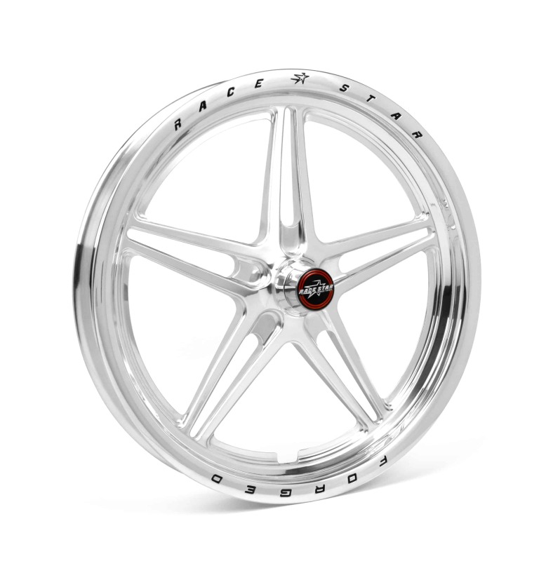 Race Star 63-72400112NP - 63 Pro Forged 17x2.4 No Bearing Spindle Mount 1.13in. BS Wheel - Polished