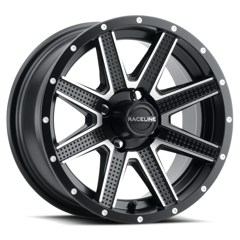 Raceline G92M-27040-47 - G92M Hostage 12x7in / 4x101.6 BP / -47mm Offset / 68mm Bore - Satin Black Wheel Raceline G92M-27040-47 - G92M Hostage 12x7in / 4x101.6 BP / -47mm Offset / 68mm Bore - Satin Black Wheel