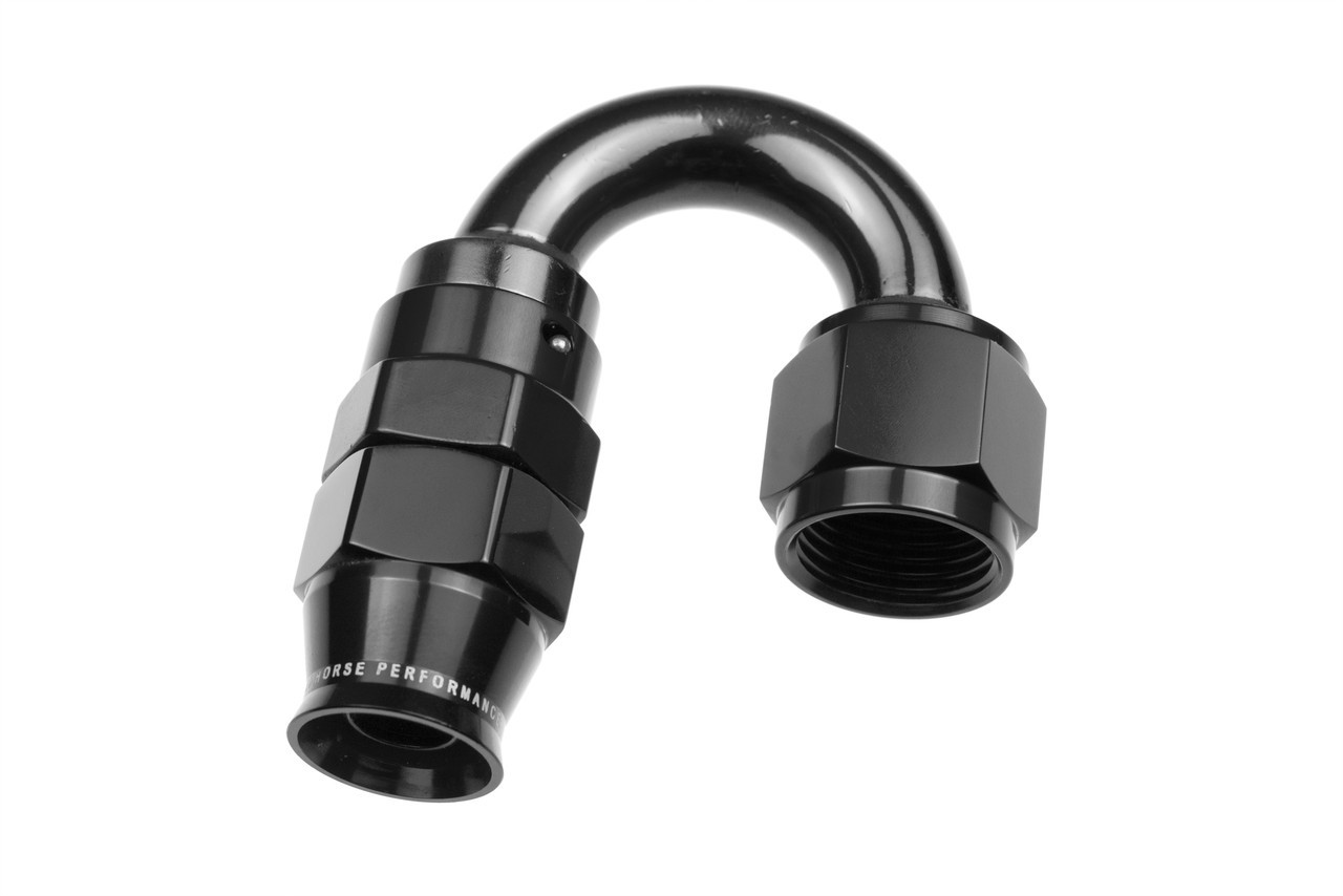 Redhorse Performance 1280-06-5 - 6AN PTFE Hose Ends Clear 180