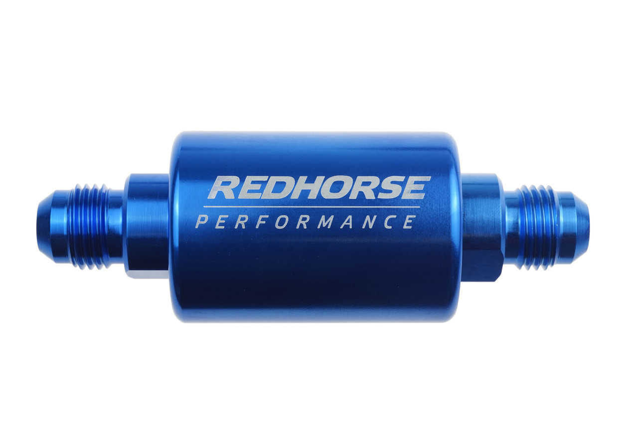 Redhorse Performance 4151-08-1 - 8AN Fuel Filter- Blue