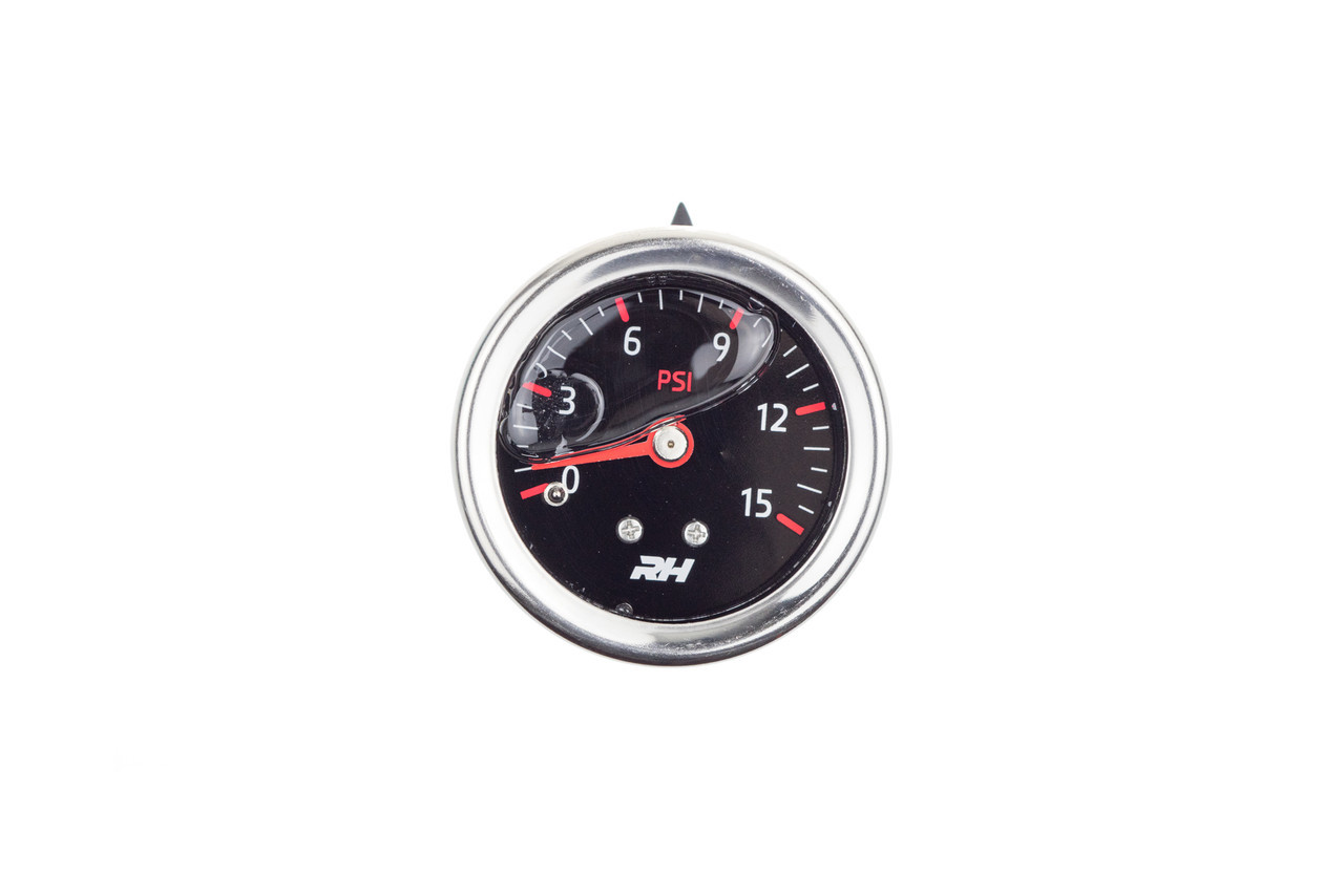 Redhorse Performance 5001-15-3 - Fuel Pressure Gauge Red
