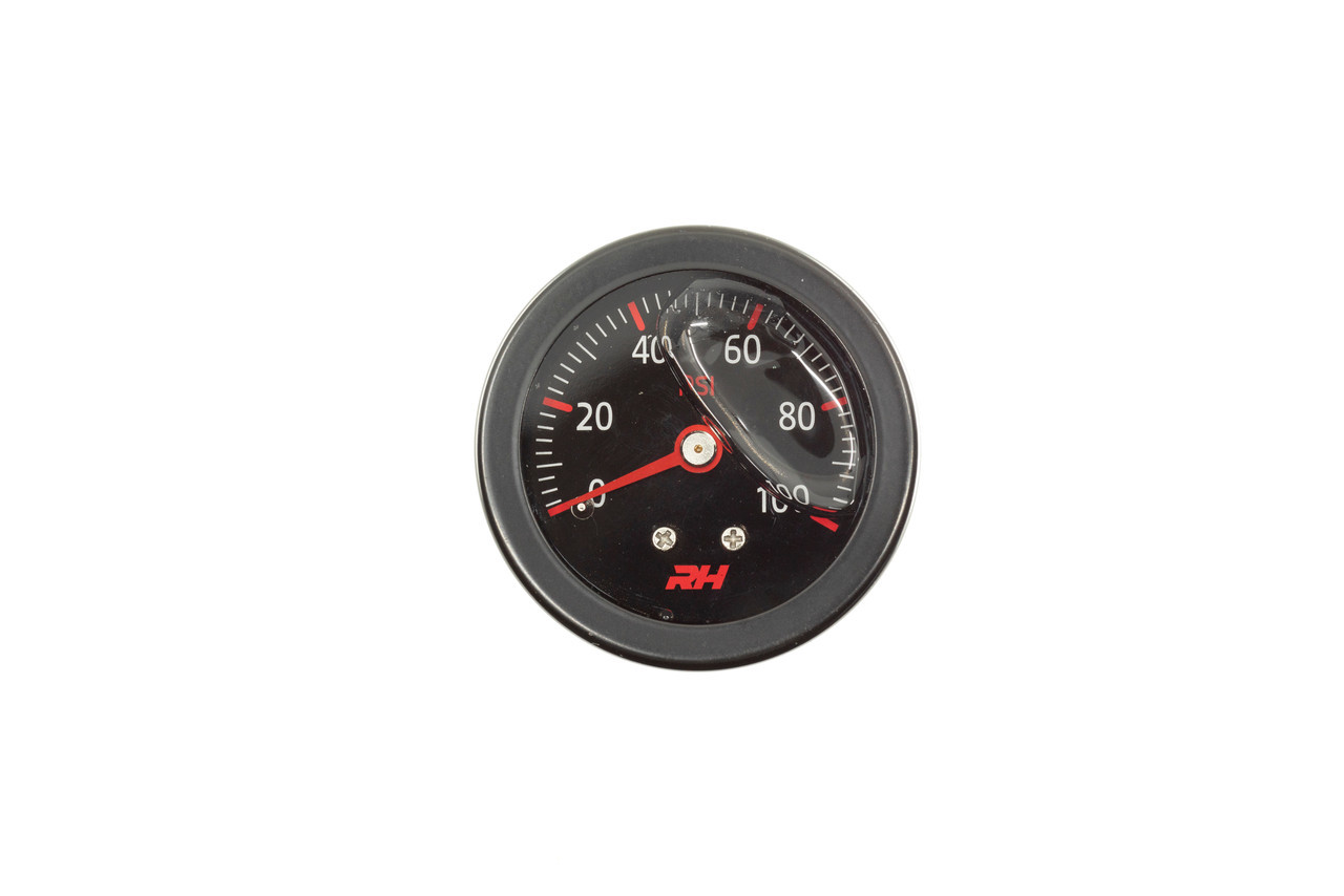 Redhorse Performance 5002-100-3 - Fuel Pressure Gauge Bla ck