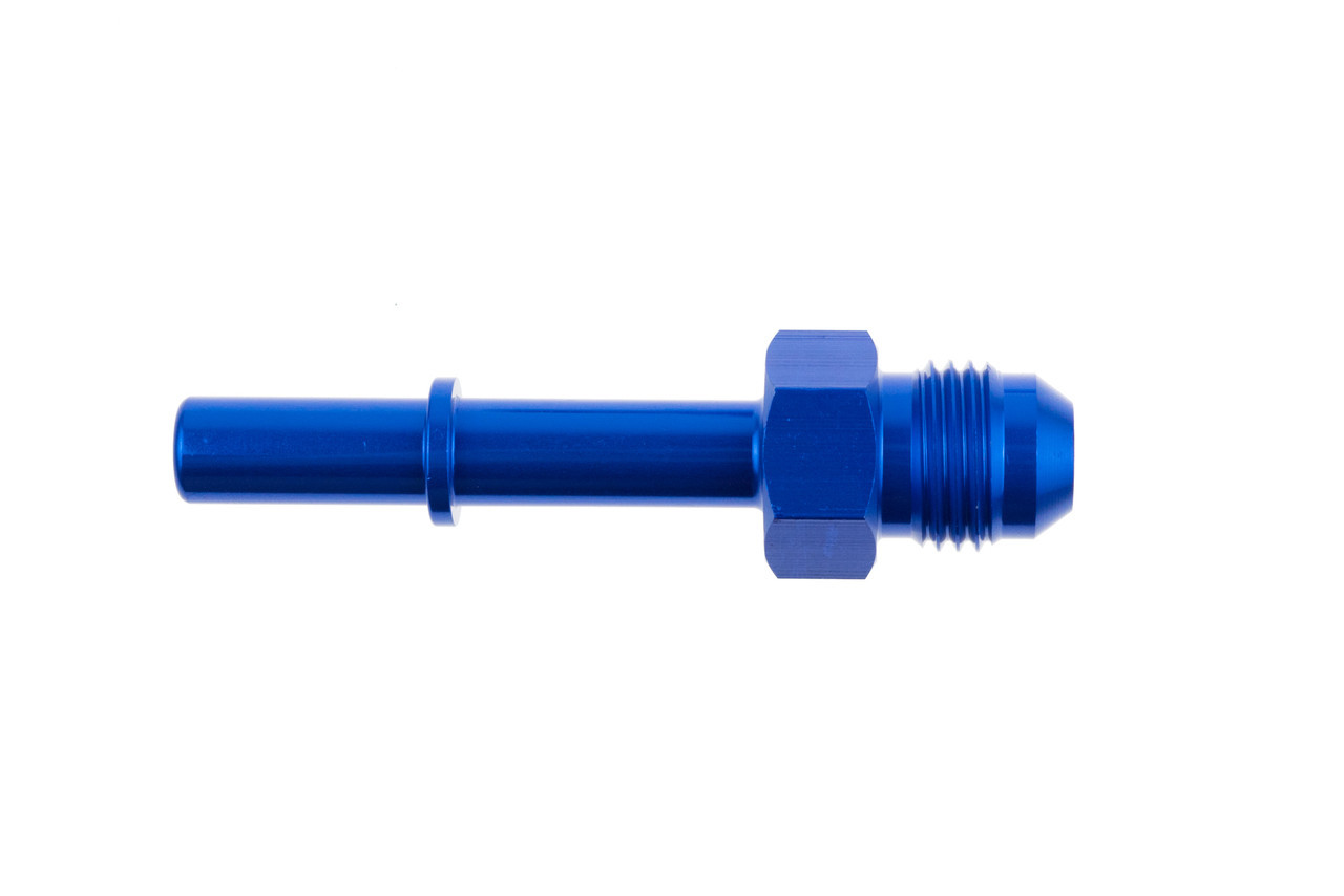 Redhorse Performance 811-06-05-1 - 6AN 5/16 Push On EFI Adapter Blue