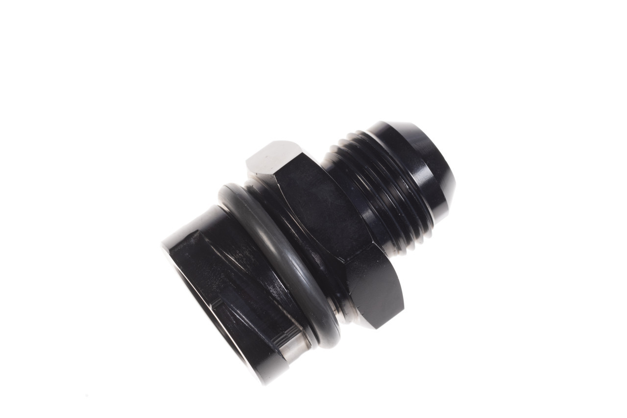 Redhorse Performance 925-12-2 - 12an Male Valve Cover Oil Cap  Aluminum  Black