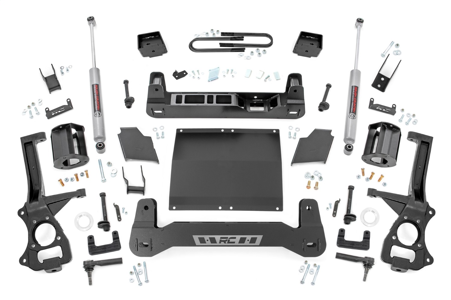 Rough Country 21630D - 6 Inch Lift Kit - Mono Leaf Rear - Diesel - Chevy Silverado 1500 (22-24)