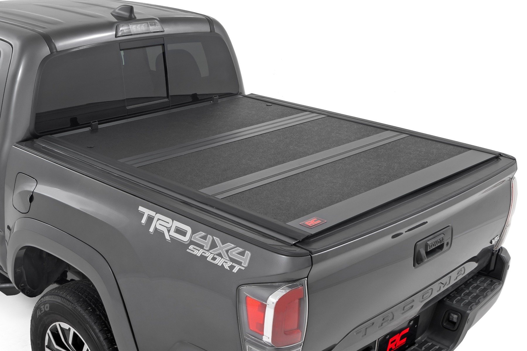 Rough Country 47420600B - Hard Low Profile Bed Cover - 6' Bed - Toyota Tacoma 2WD/4WD (2016-2023) Rough Country 47420600B - Hard Low Profile Bed Cover - 6' Bed - Toyota Tacoma 2WD/4WD (2016-2023)