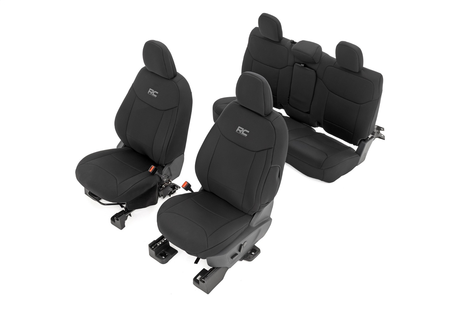 Rough Country 91065 - Seat Covers - FR & RR W/Armrest - Crew Cab - Ford Maverick 2WD/4WD (2022-2024) Rough Country 91065 - Seat Covers - FR & RR W/Armrest - Crew Cab - Ford Maverick 2WD/4WD (2022-2024)