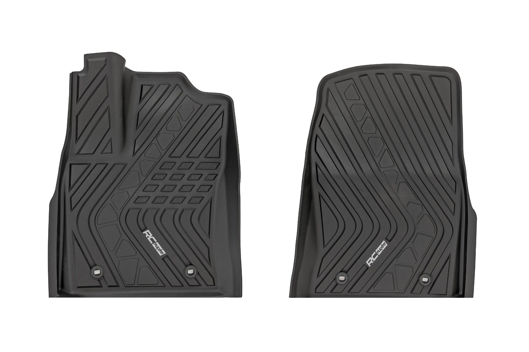 Rough Country FF-7170 - Flex-Fit Floor Mats - FR - CrewMax - Toyota Tundra 2WD/4WD (2022-2024) Rough Country FF-7170 - Flex-Fit Floor Mats - FR - CrewMax - Toyota Tundra 2WD/4WD (2022-2024)