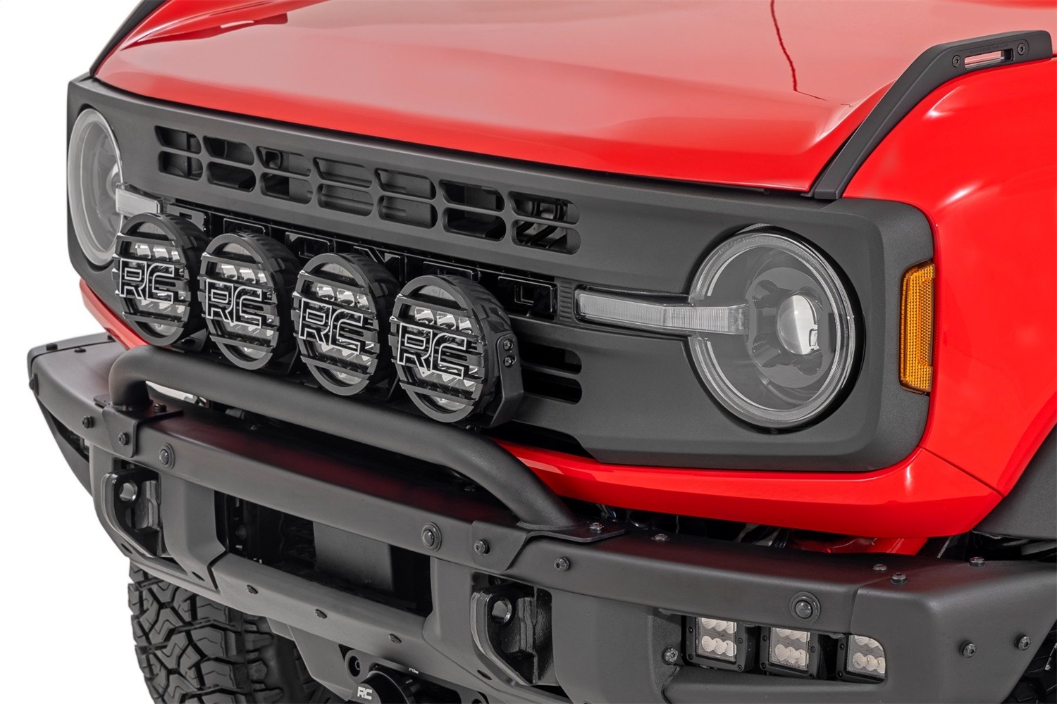 Rough Country RCH5500 - DRL Halo LED Headlights - DOT Approved - Ford Bronco (21-24) Rough Country RCH5500 - DRL Halo LED Headlights - DOT Approved - Ford Bronco (21-24)
