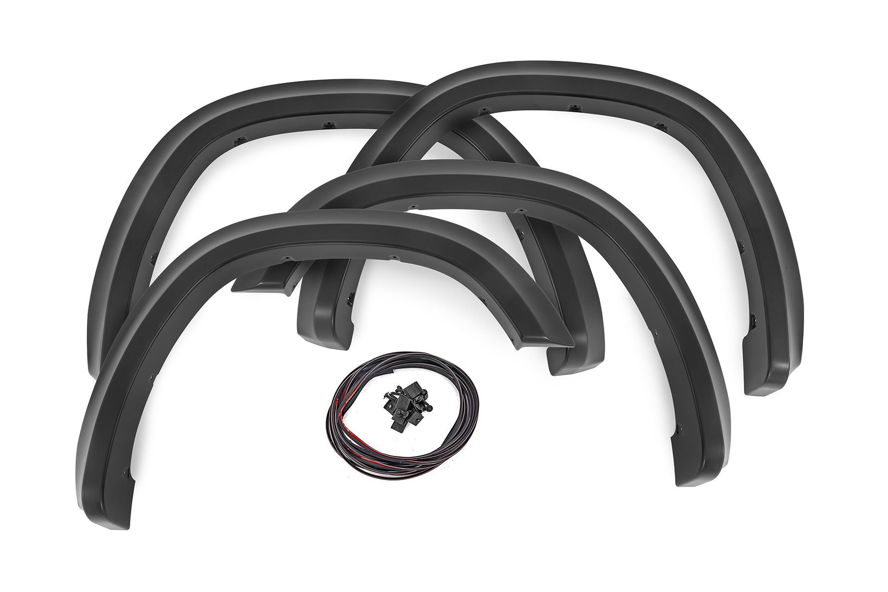 Rough Country S-D10914-PRD - Fender Flares - Sport - PRD Deep Red - Ram 1500 2WD/4WD (2019-2024)