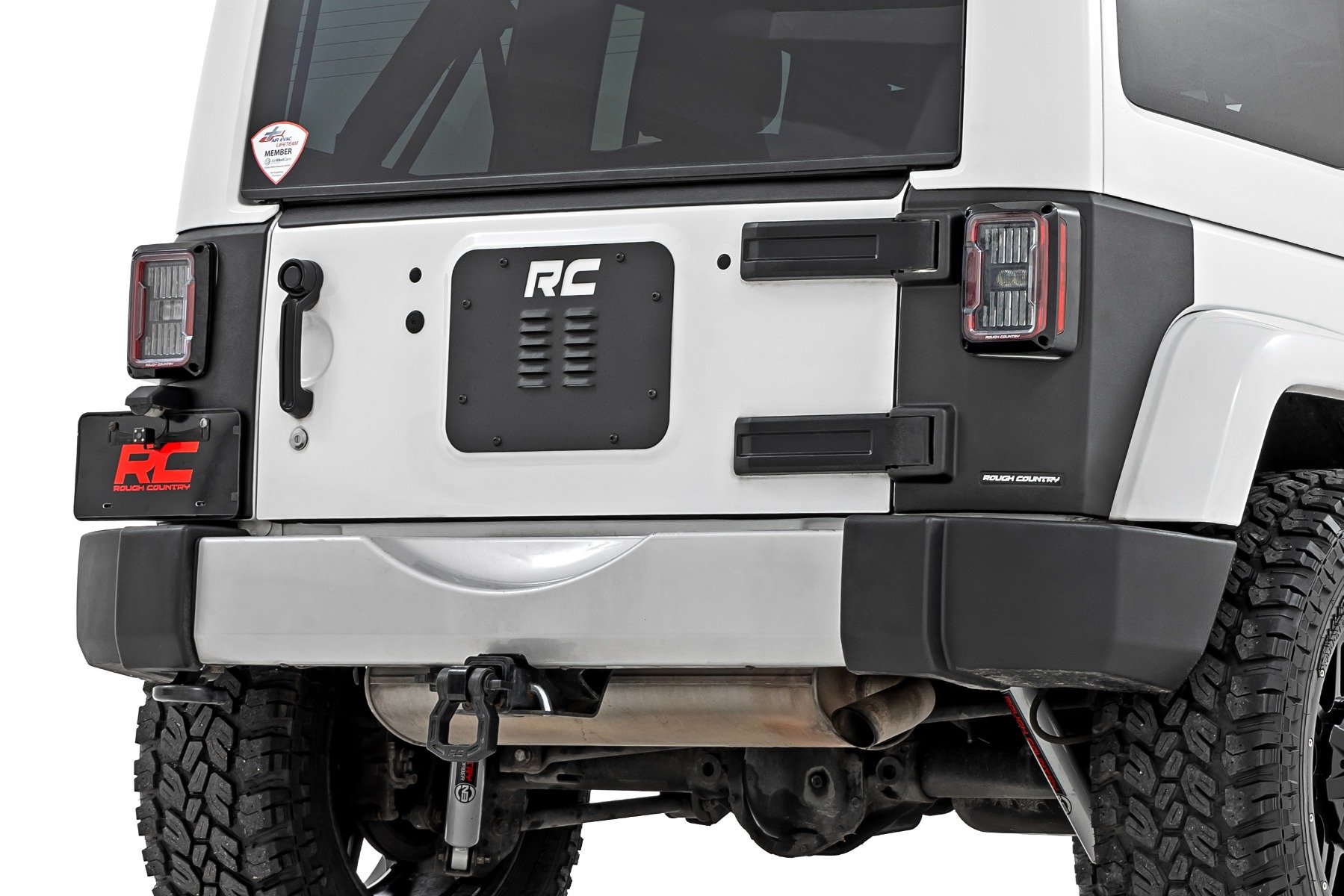 Rough Country TC13022 - Trail Cladding - Rear Corners - Jeep Wrangler JK/Wrangler Unlimited  (07-18)