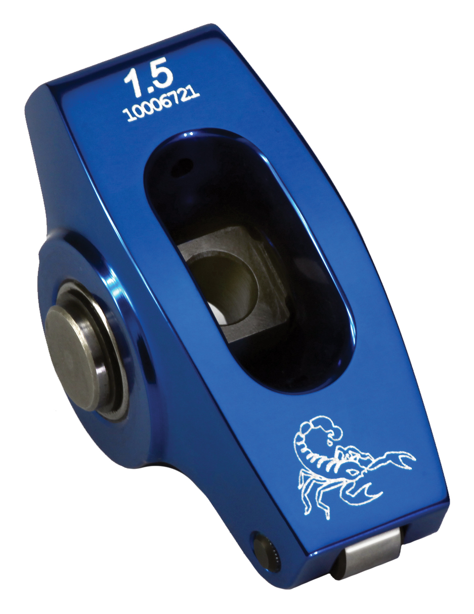 Scorpion Racing Products 3067 - 1.65 Small Block Ford 7/16 Blue Endurance Series Rocker Arms Set of 16