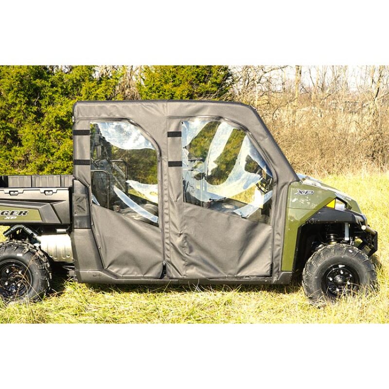 Seizmik 51-21003 - 14-19 Polaris 1000 Ranger XP Crew Soft Doors w/ Zippers Kit