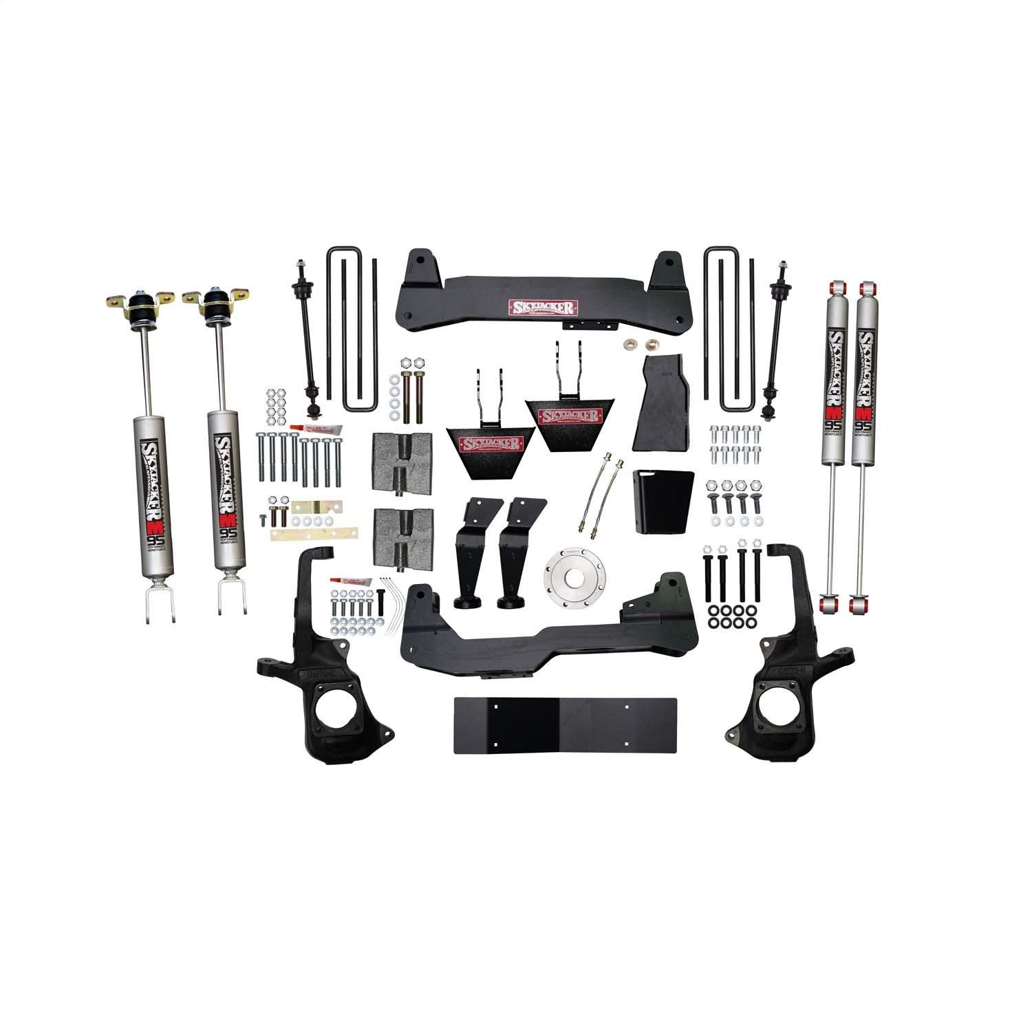 Skyjacker C1168K-M - 11-19 GM 2500HD/3500HD 6 In. Suspension Lift Kit w/Torsion Bar Drop Brackets M95 Shocks