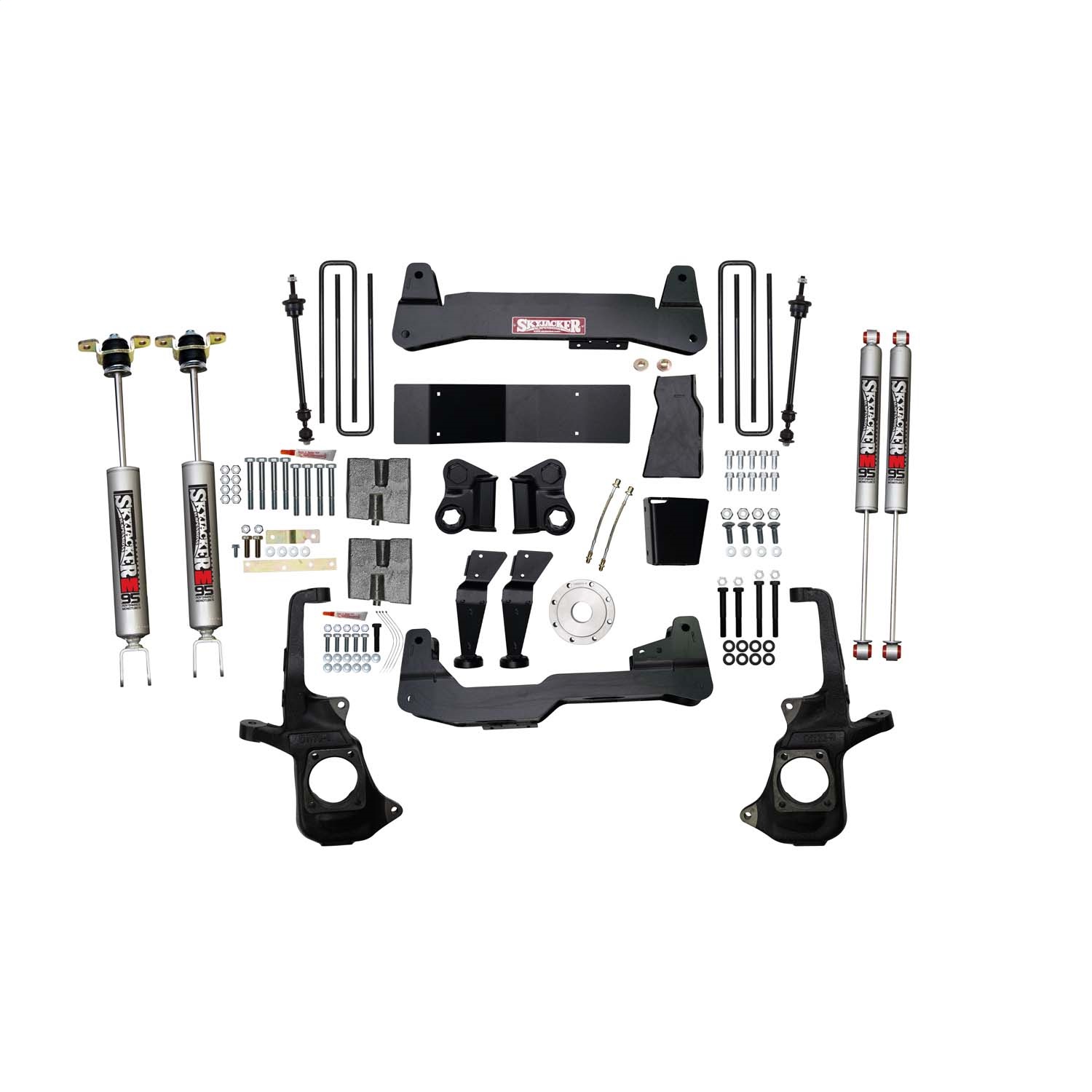 Skyjacker C1178K-M - 11-19 GM 2500HD/3500HD 7 In. Suspension Lift Kit w/Raised Torsion Bar Brackets M95 Shocks