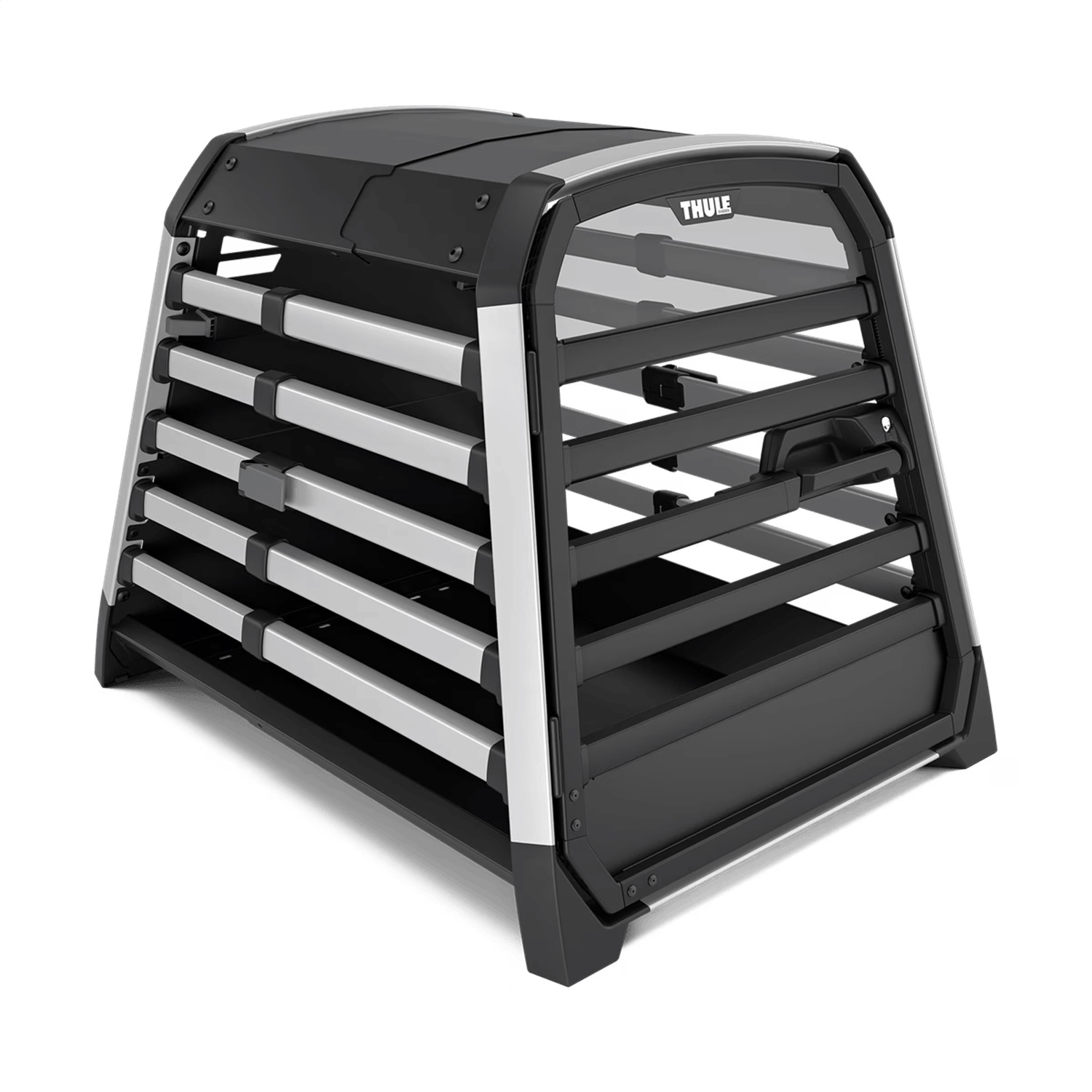 Thule 770002 - Allax Dog Crate; Black/Silver; M;