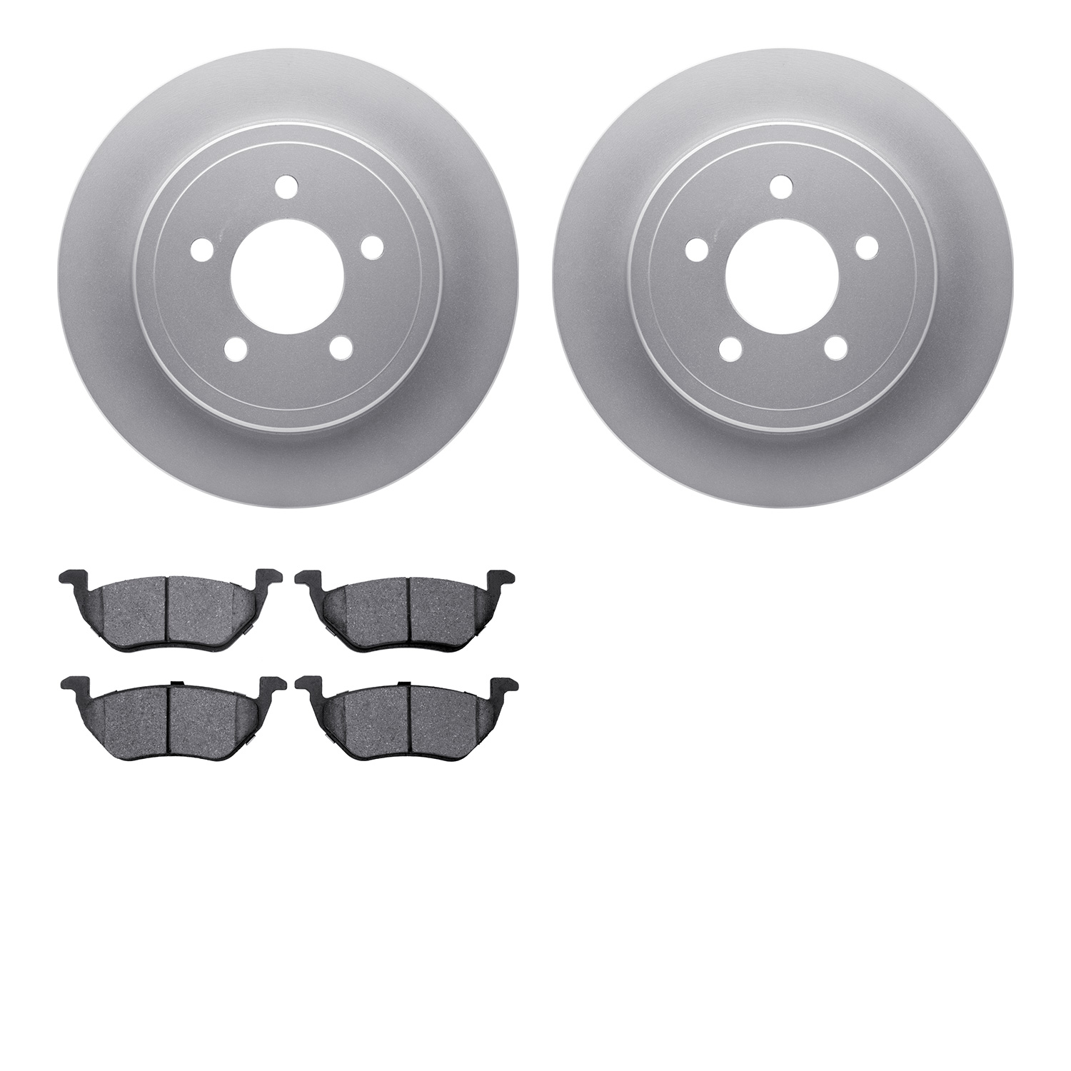 R1 Concepts WDWN1-54008 - Brake Rotor- Carbon Coated with Ceramic Pads