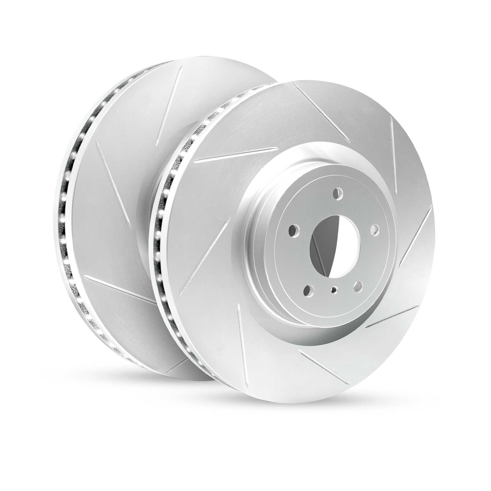 R1 Concepts WEPN1-92062 - Brake Rotor- Slotted - Silver