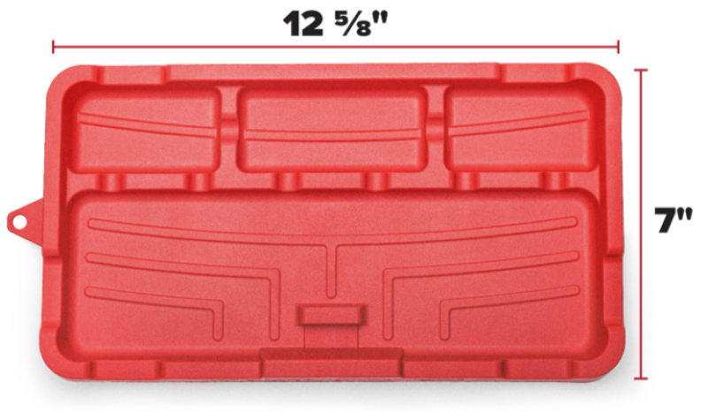 Weathertech 8ATT02 - Tool Tray; Red;