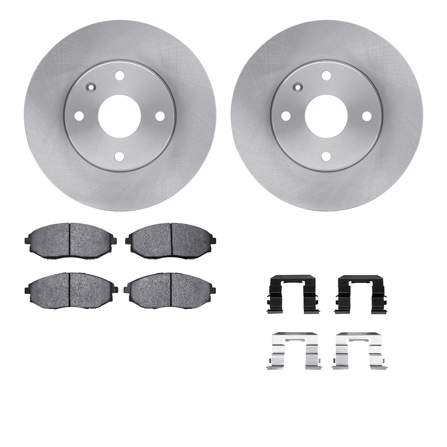 R1 Concepts WFUH1-01047 - Brake Rotor- Blank with Optimum Oe Pads & Hdw