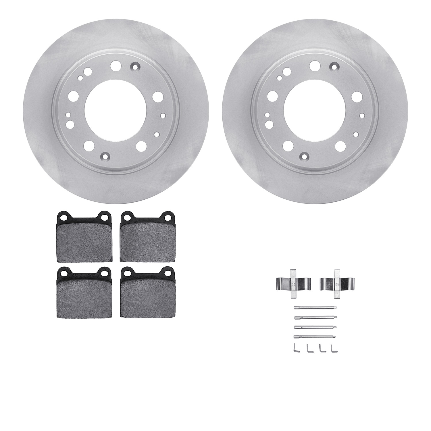 R1 Concepts WFUH1-02042 - Brake Rotor- Blank with Optimum Oe Pads & Hdw