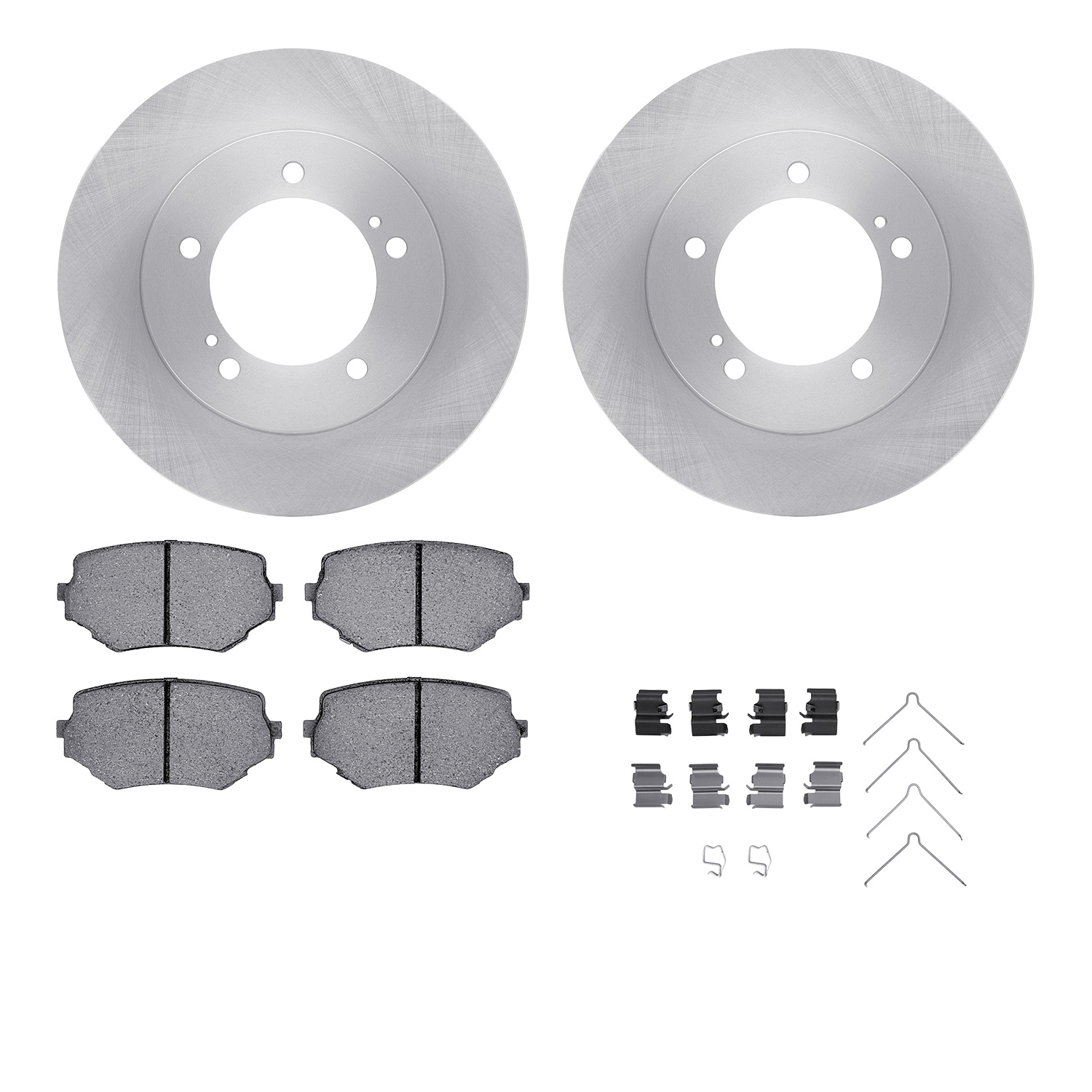 R1 Concepts WFUH1-01062 - Brake Rotor- Blank with Optimum Oe Pads & Hdw