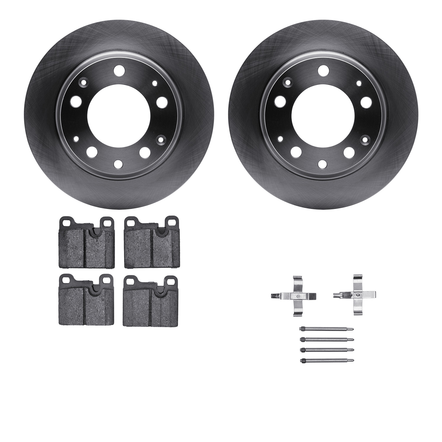 R1 Concepts WFUH1-02052 - Brake Rotor- Blank with Optimum Oe Pads & Hdw