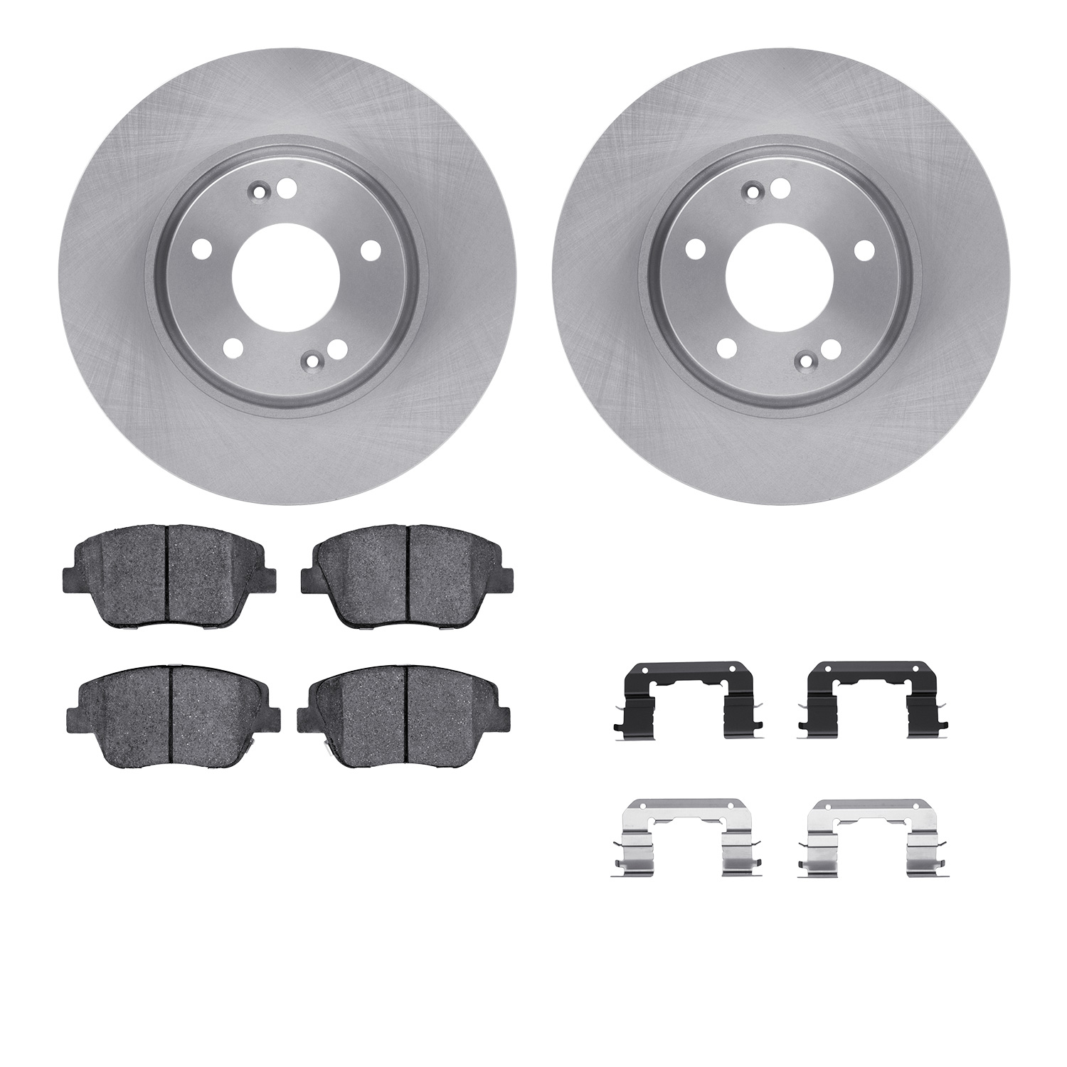 R1 Concepts WFUH1-03239 - Brake Rotor- Blank with Optimum Oe Pads & Hdw