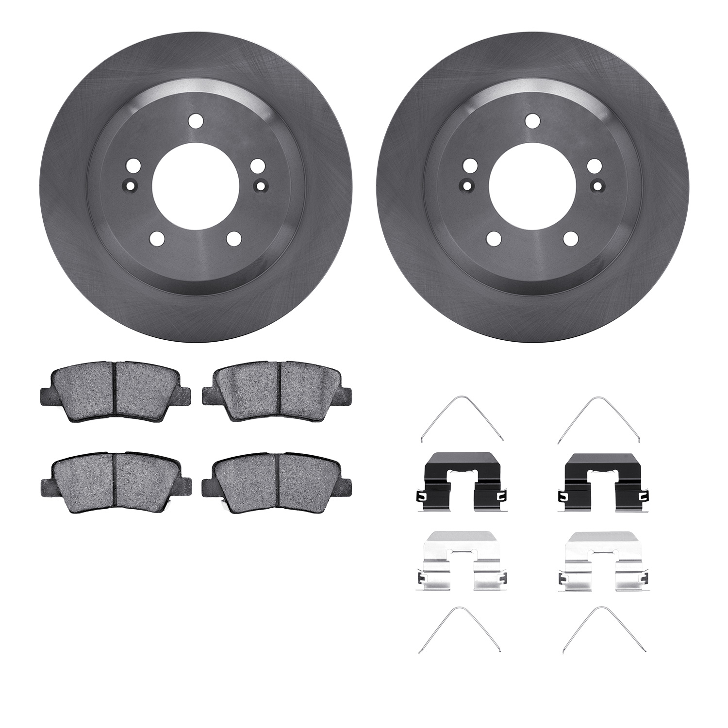 R1 Concepts WFUH1-03451 - Brake Rotor- Blank with Optimum Oe Pads & Hdw