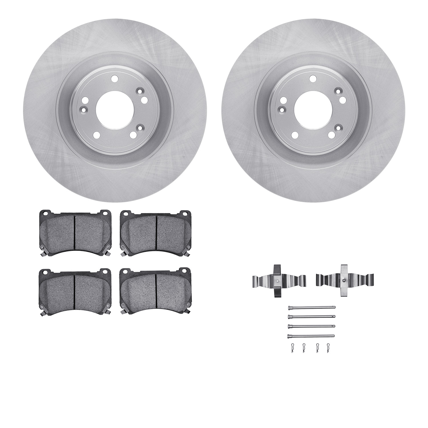 R1 Concepts WFUH1-03314 - Brake Rotor- Blank with Optimum Oe Pads & Hdw