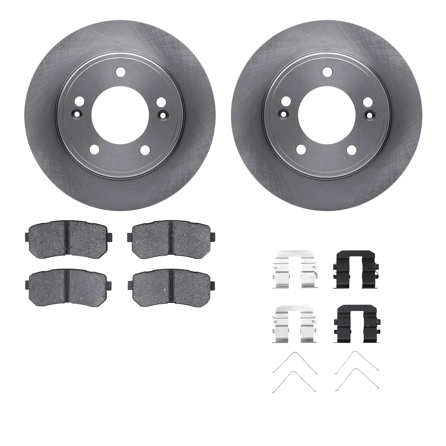 R1 Concepts WFUH1-03324 - Brake Rotor- Blank with Optimum Oe Pads & Hdw