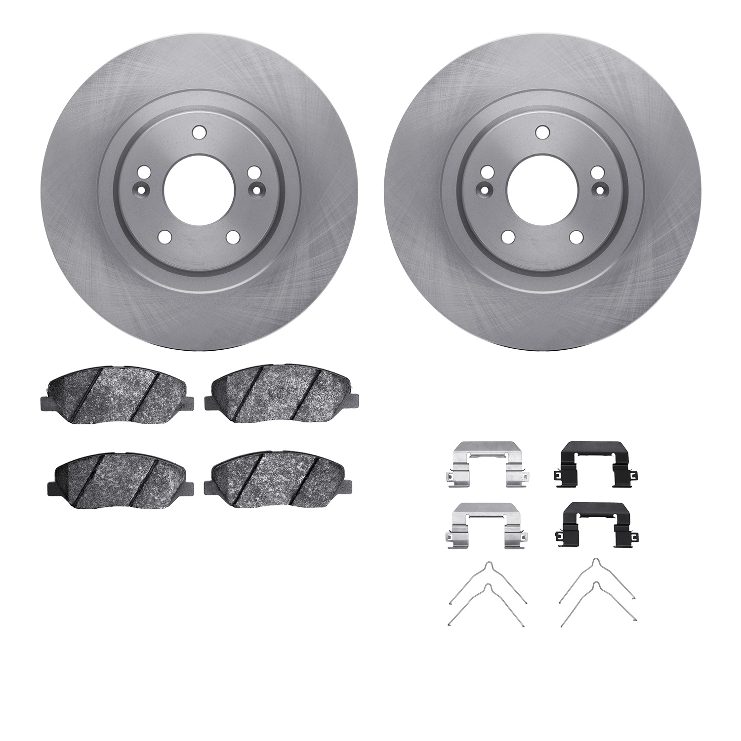 R1 Concepts WFUH1-03416 - Brake Rotor- Blank with Optimum Oe Pads & Hdw