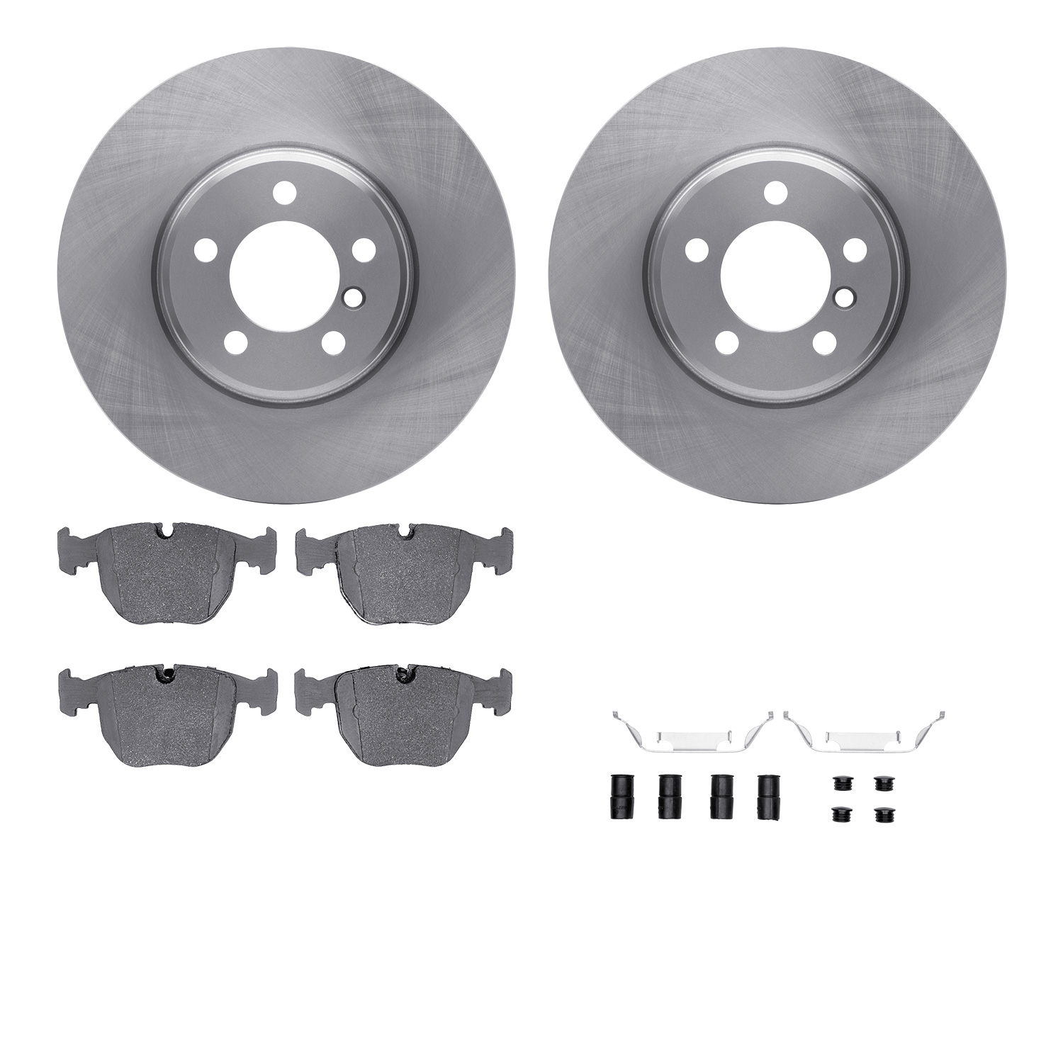 R1 Concepts WFUH1-11069 - Brake Rotor- Blank with Optimum Oe Pads & Hdw