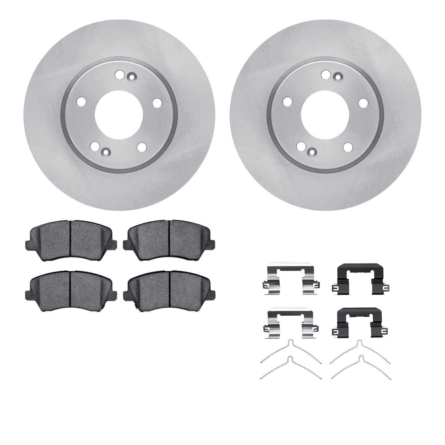 R1 Concepts WFUH1-03340 - Brake Rotor- Blank with Optimum Oe Pads & Hdw