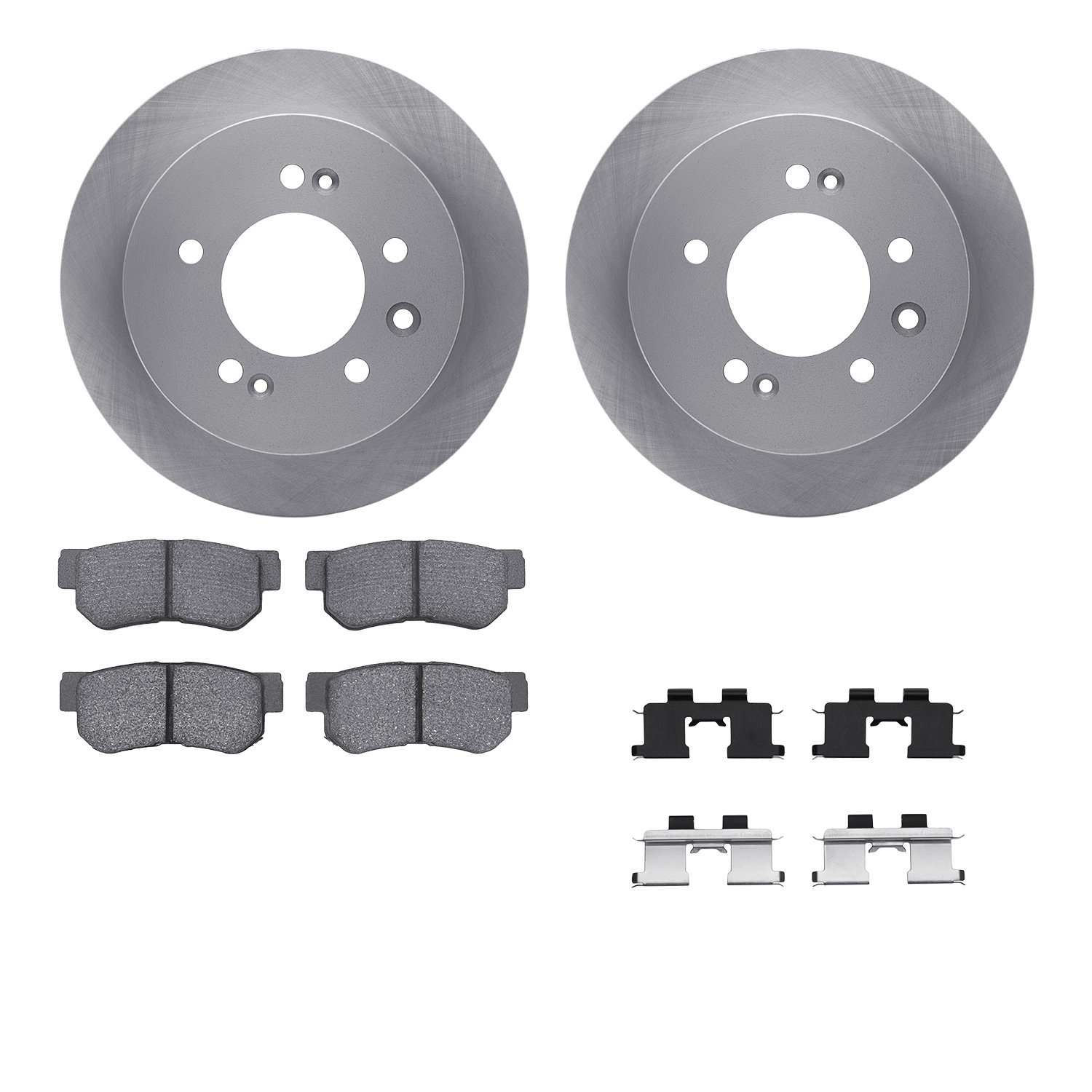 R1 Concepts WFUH1-03275 - Brake Rotor- Blank with Optimum Oe Pads & Hdw