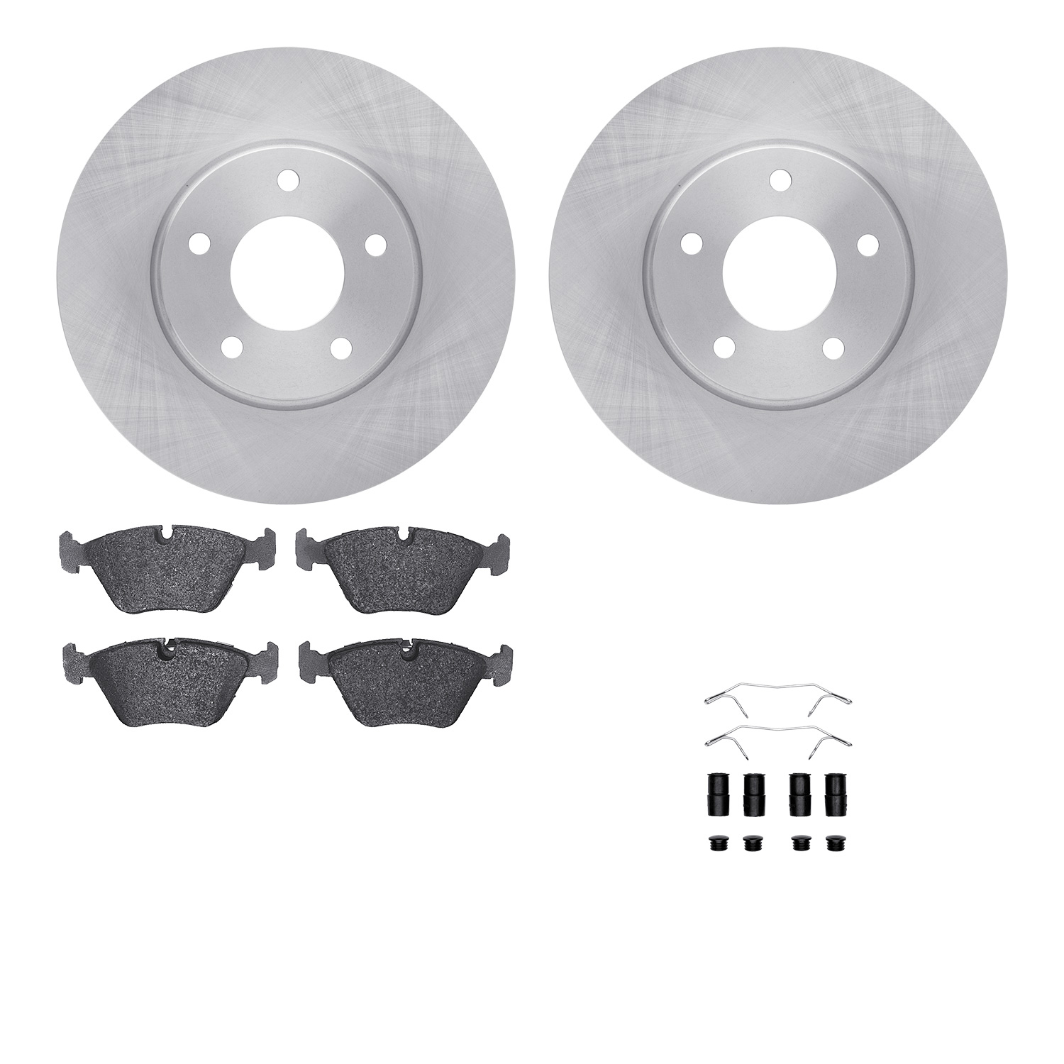 R1 Concepts WFUH1-20062 - Brake Rotor- Blank with Optimum Oe Pads & Hdw